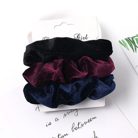 Gumki do włosów scrunchie 3 sztuki zestaw